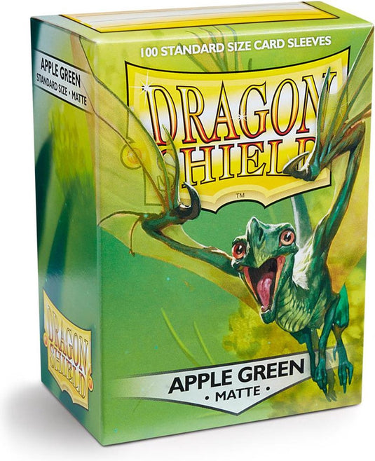 Dragon shield tcg sleeves - - apple green groen standard size