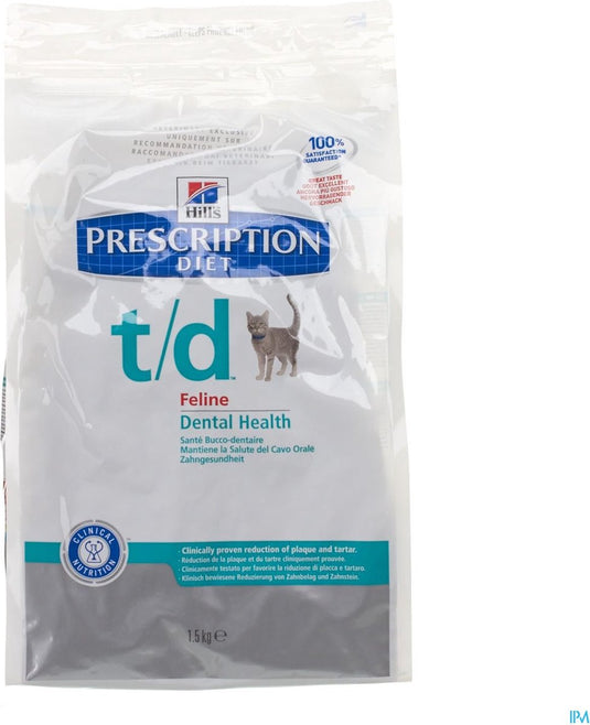 Hill's prescription diet - t d - dental health - kattenvoer - 1.5 kg