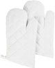 Creativ company ovenhandschoen wit 18x28xm - 2st.