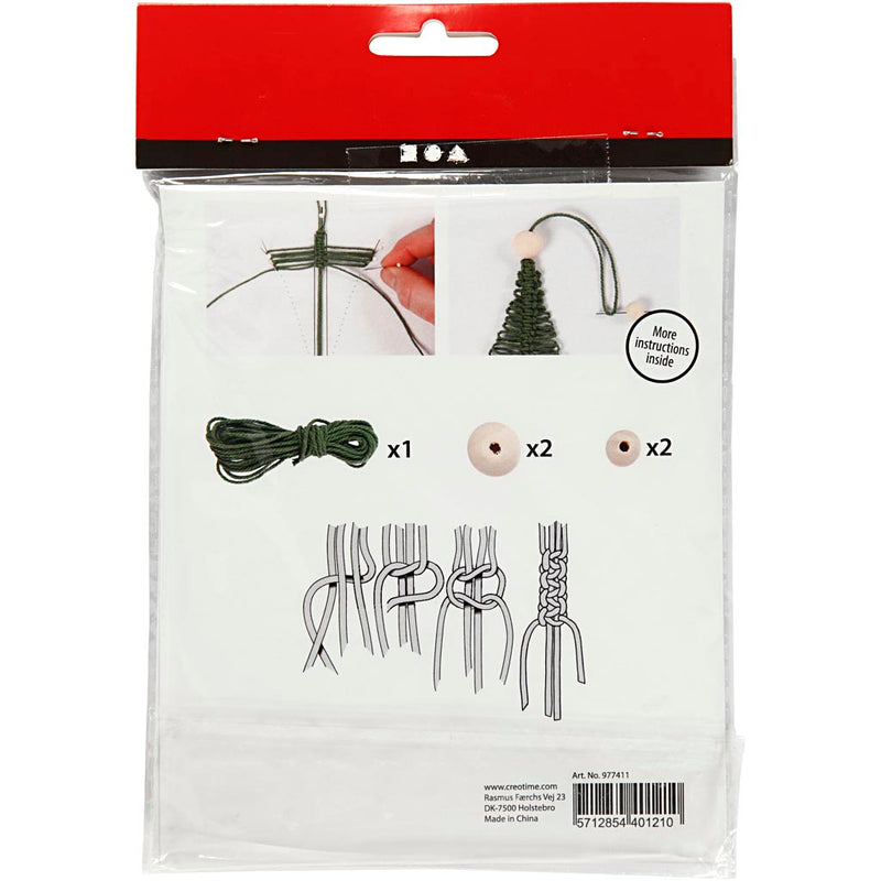 Load image into Gallery viewer, Https: www.cchobby.nl creative-mini-kit-macrame-kerstboom-h-11-cm-1-doos
