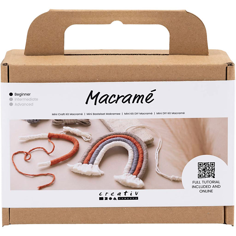 Load image into Gallery viewer, Creativ company https: www.cchobby.nl mini-hobbyset-macrame-regenboog-1-doos
