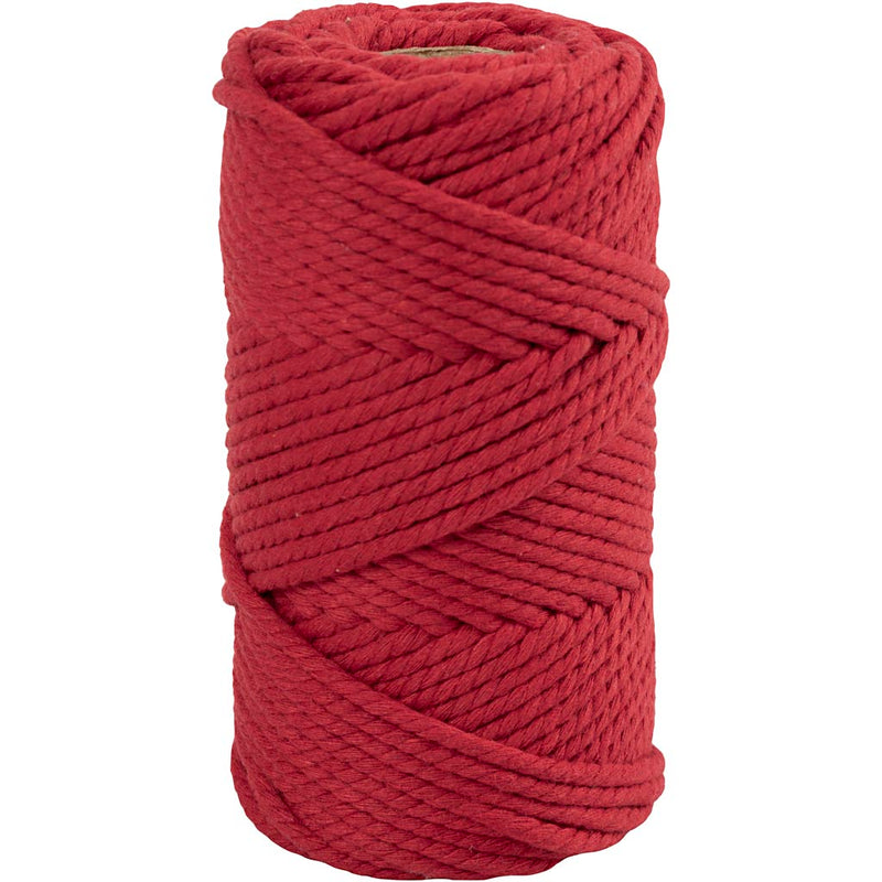 Load image into Gallery viewer, Http: www.cchobby.nl macrame-koord-l-55-m-d-4-mm-rood-330-gr-1-rol
