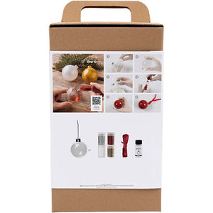 Creativ company https: www.cchobby.nl hobbyset-kerstballen-glitter-1-doos