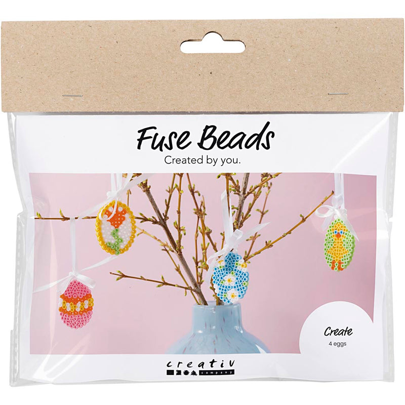 Load image into Gallery viewer, Creativ company https: www.cchobby.nl mini-hobbyset-strijkkralen-hangende-eierdecoraties-diverse-kleuren-1-doos
