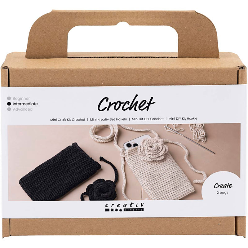 Load image into Gallery viewer, Creativ company https: www.cchobby.nl mini-hobbyset-haken-tas-met-roos-1-doos
