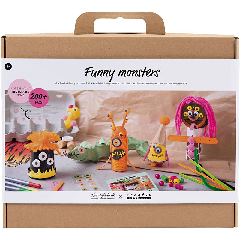 Afbeelding laden in galerijviewer, Https: www.cchobby.nl maxi-creatieve-box-grappige-monsters-diverse-kleuren-1-doos
