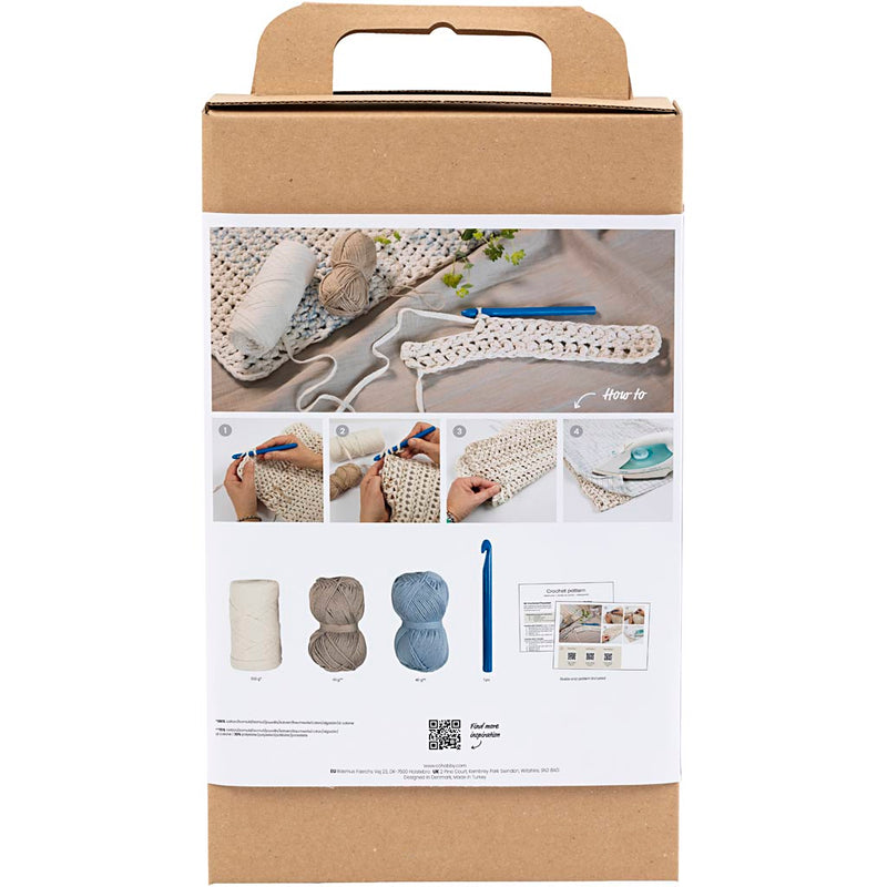 Load image into Gallery viewer, Creativ company https: www.cchobby.nl hobbyset-haken-placemat-1-doos
