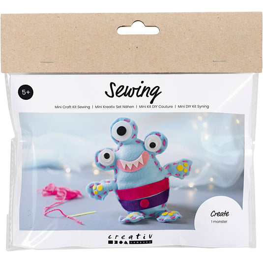 Creativ company https: www.cchobby.nl mini-hobbyset-naaien-viltmonster-diverse-kleuren-1-doos