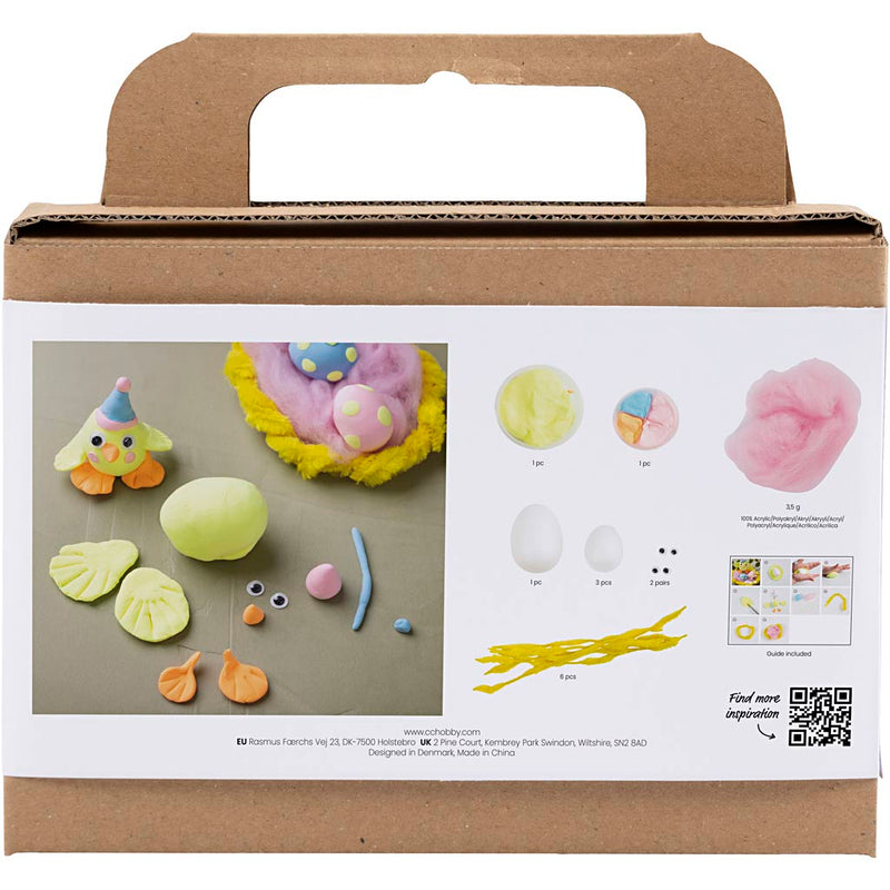 Load image into Gallery viewer, Creativ company https: www.cchobby.nl mini-hobbyset-boetseren-paasproducten-lichtblauw-oranje-pastel-roze-lichtgeel-1-doos
