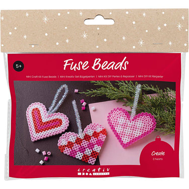 Http: www.cchobby.nl mini-hobbyset-strijkkralen-kerstharten-roze-lichtroze-primair-rood-wit-1-doos