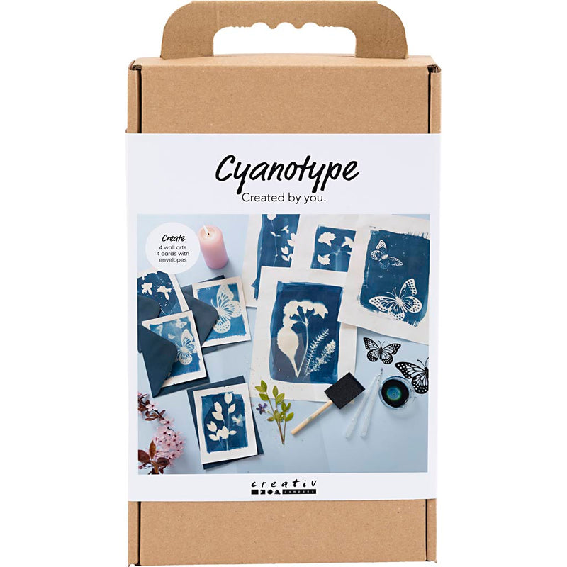 Load image into Gallery viewer, Creativ company hobbyset cyanotypie blauw
