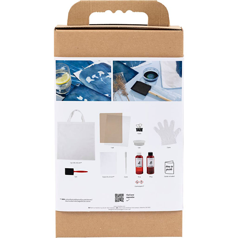 Load image into Gallery viewer, Https: www.cchobby.nl hobbyset-cyanotypie-textiel-blauw-1-doos
