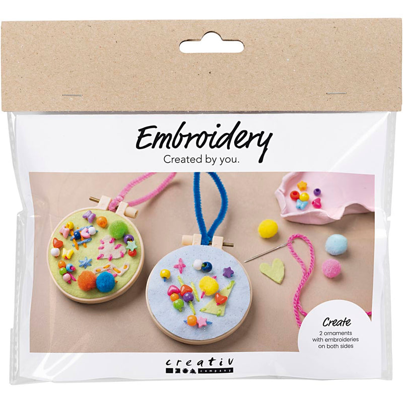 Load image into Gallery viewer, Creativ company mini hobbyset borduurwerk fantasie

