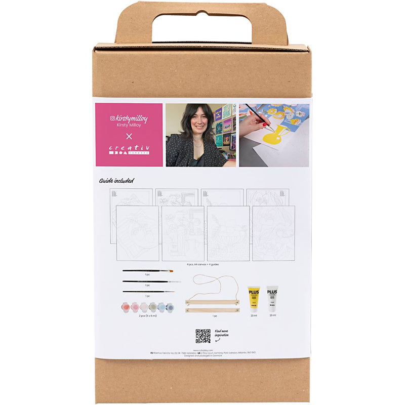 Load image into Gallery viewer, Creativ company hobbyset kleuren schilderen volgens cijfers acrylverf
