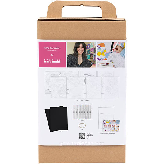 Creativ company hobbyset kleuren schilderen volgens cijfers markeerstiften