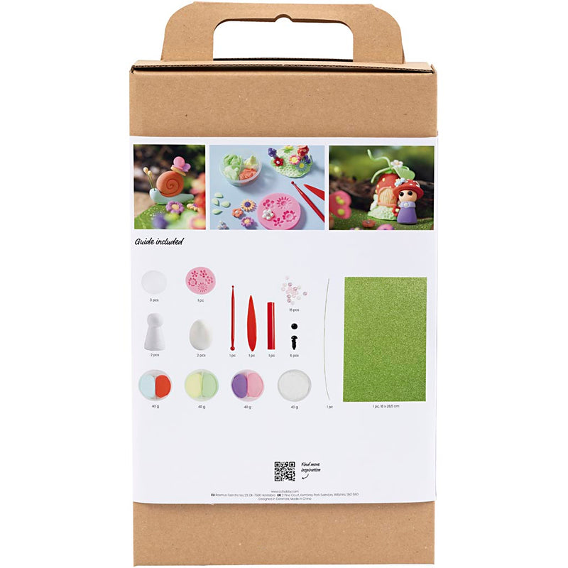 Load image into Gallery viewer, Creativ company hobbyset elfje boetseren pastelkleuren
