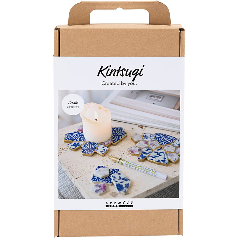 Load image into Gallery viewer, Creativ company hobbyset kintsugi onderzetter
