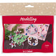 Creativ company mini hobbyset boetseren sterren zilver wit