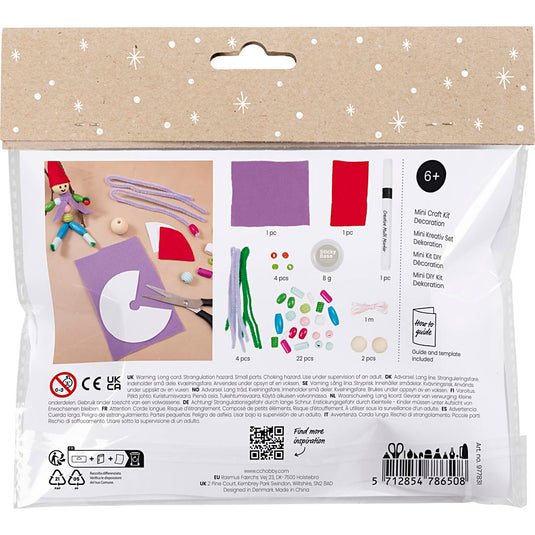 Creativ company mini hobbyset decoratie kerstkabouters