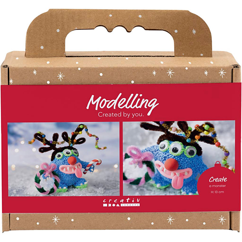 Load image into Gallery viewer, Creativ company mini hobbyset boetseren rendiermonster
