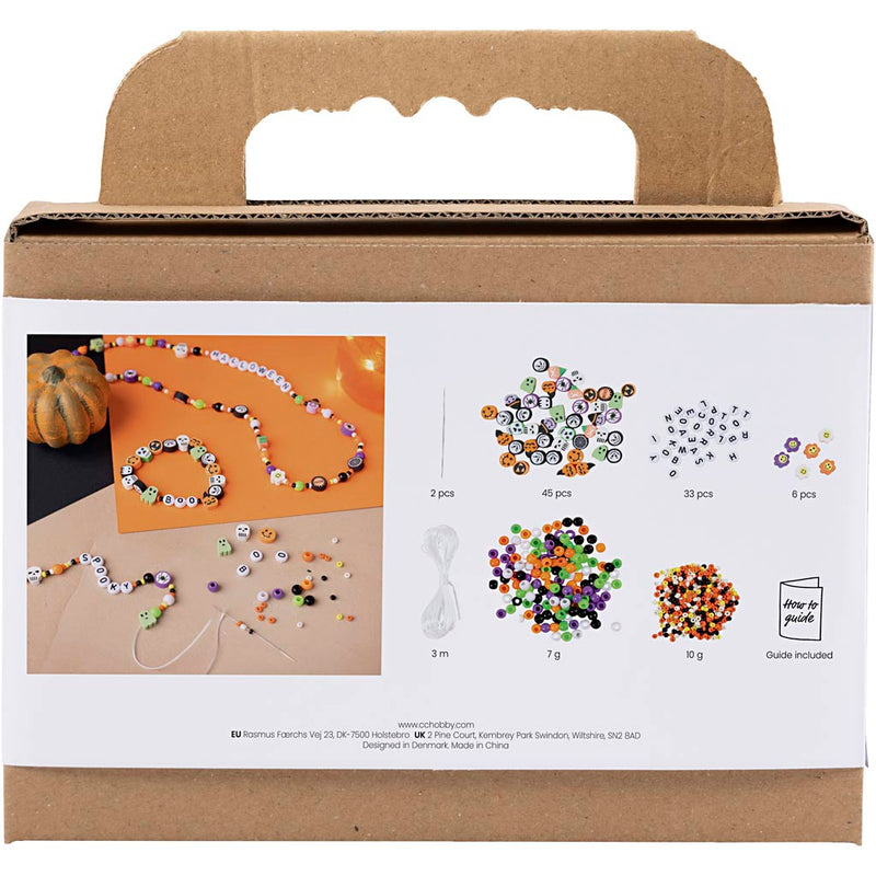 Afbeelding laden in galerijviewer, Https: www.cchobby.nl mini-hobbyset-sieraden-halskettingen-en-armbanden-halloween-kleuren-1-doos
