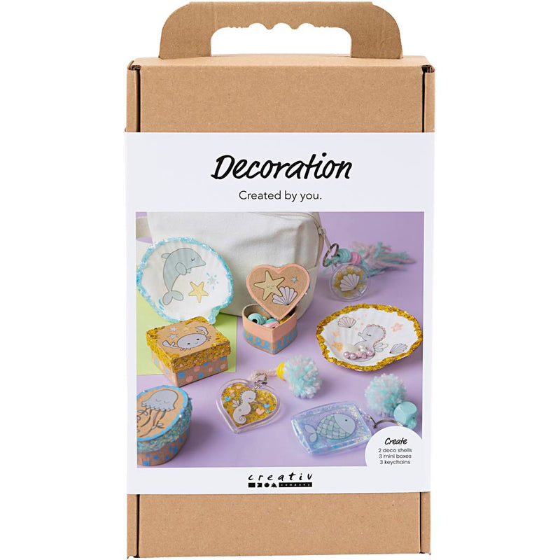 Load image into Gallery viewer, Creativ company mini hobbyset - schelpen en sleutelhangers

