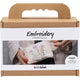 Creativ company mini hobbyset borduurwerk make-up tas