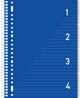 Kangaro 4-in-1 blok â€“ a4 - lijn - 200 pagina's - 80 grams - blauw