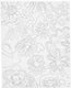 Creativ company schildercanvas met print bloemen - 24x30cm