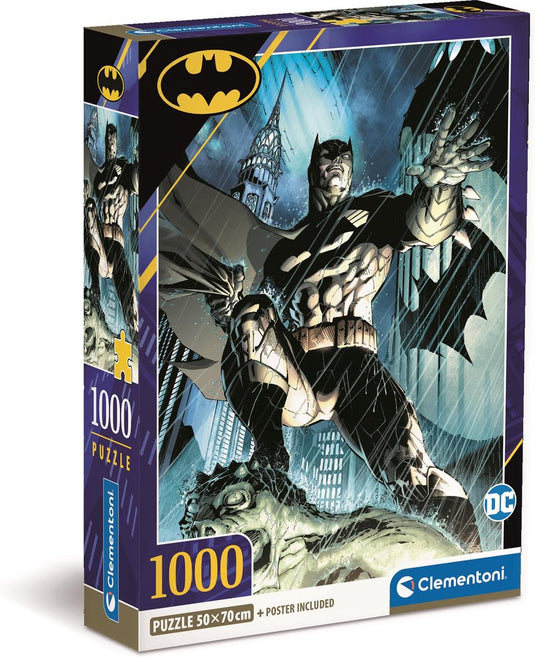 Clementoni - puzzel - 1000 stukjes - batman 2020 - vanaf 14 jaar - high quality collection