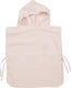 Meyco baby uni badponcho - badstof - soft pink - 1-3 jaar
