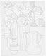 Creativ company schildercanvas met print stilleven met bloemen 24x30 cm