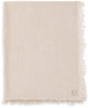 Jollein deken ledikant 120x120cm fringe stripe biscuit ivory gots