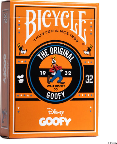 Bicycle disney classic goofy - premium speelkaarten - poker - collectible - creatives