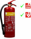 Smartwares fex-15230 - brandblusser schuim 3l - incl ophangbeugel - brandklasse a b - bsi gecertificeerd