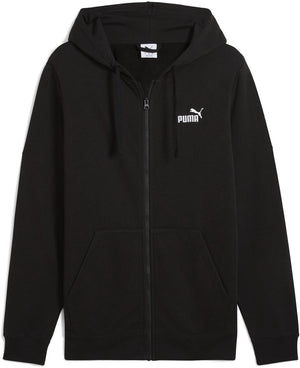 Puma ess no. 1 logo full-zip hoodie fl heren trui - black