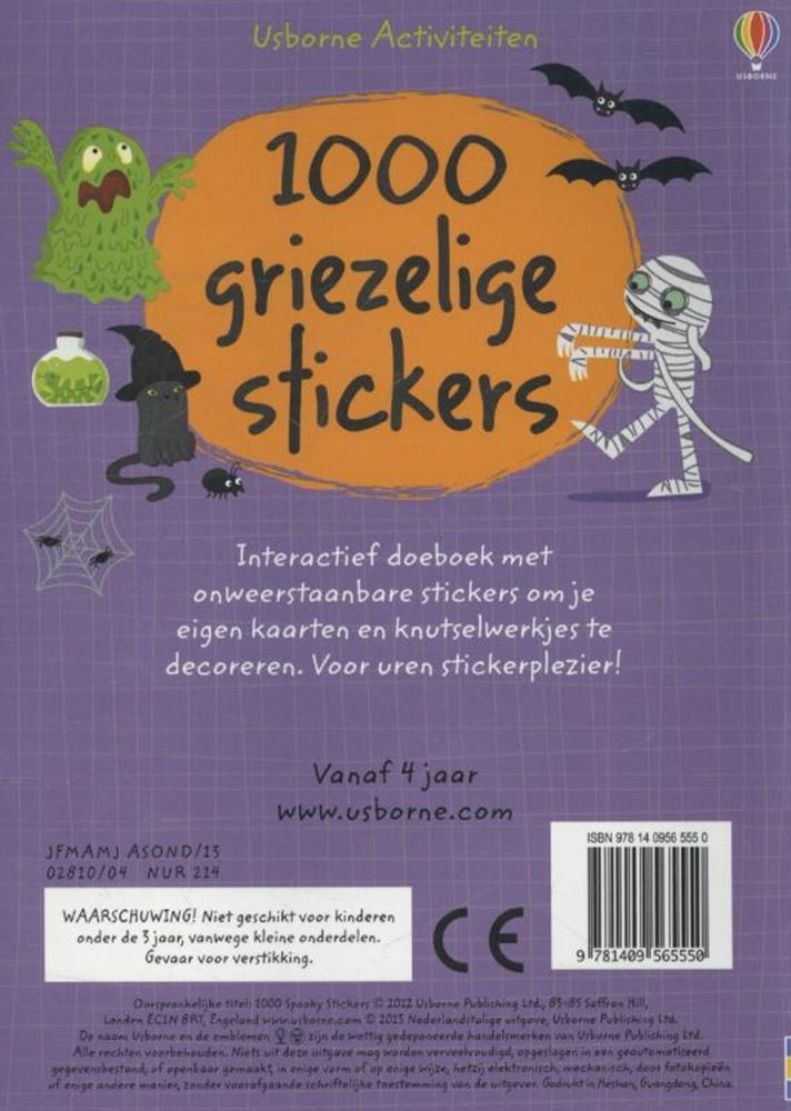 Load image into Gallery viewer, 1000 griezelige stickers. 4+
