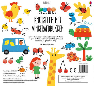 Wpg uitgevers stempelen met vingerafdrukken. 4+