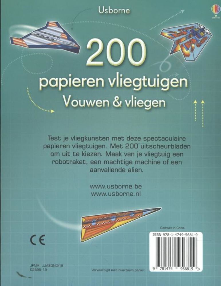 Load image into Gallery viewer, 200 papieren vliegtuigen. 6+
