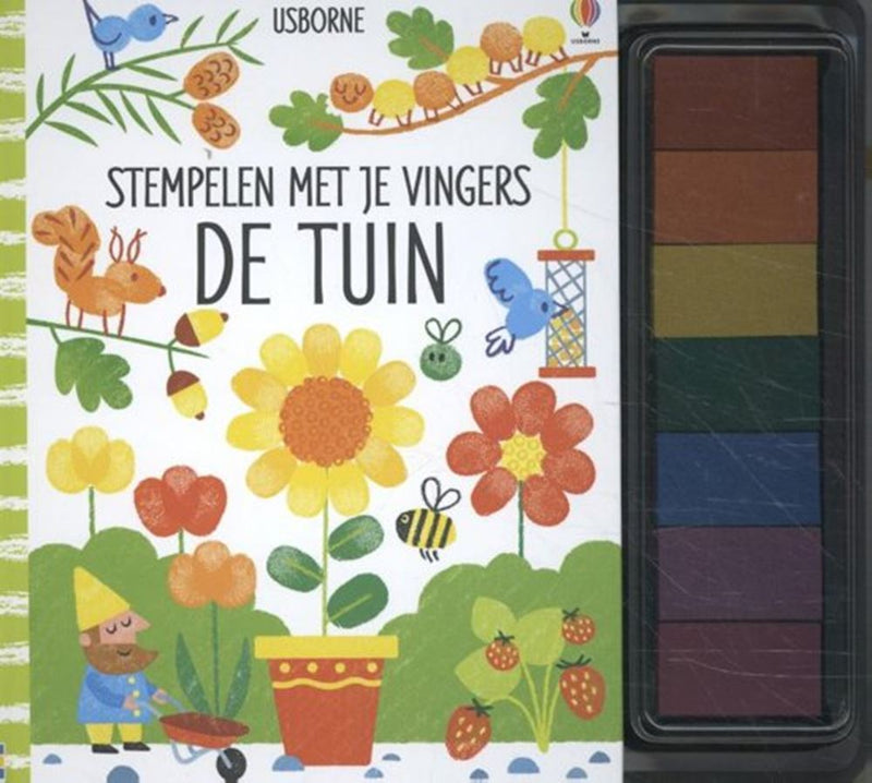 Load image into Gallery viewer, Wpg uitgevers stempelen met je vingers. de tuin. 4+
