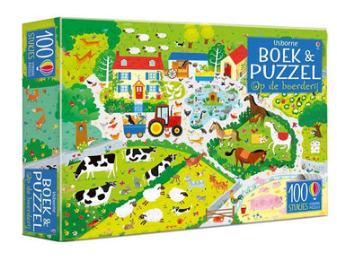 Usborne op de boerderij boek puzzel