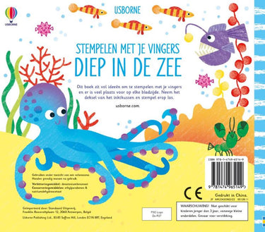 Wpg uitgevers stempelen met je vingers - diep in de zee