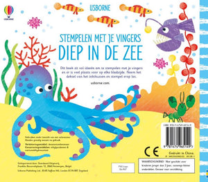 Wpg uitgevers stempelen met je vingers - diep in de zee
