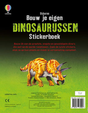 Wpg uitgevers stickerboek: bouw je eigen dinosaurussen