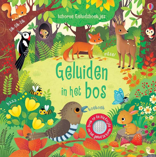 Wpg uitgevers geluidenboek: in het bos. 1+