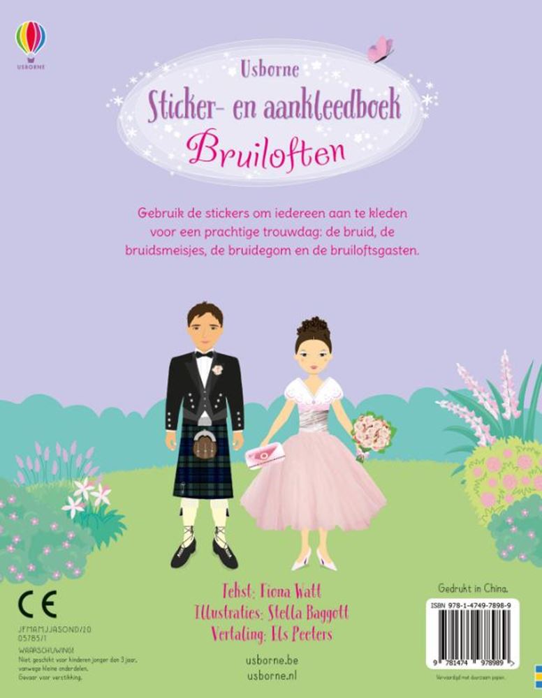 Load image into Gallery viewer, Sticker en aankleedboek bruiloften. 4+
