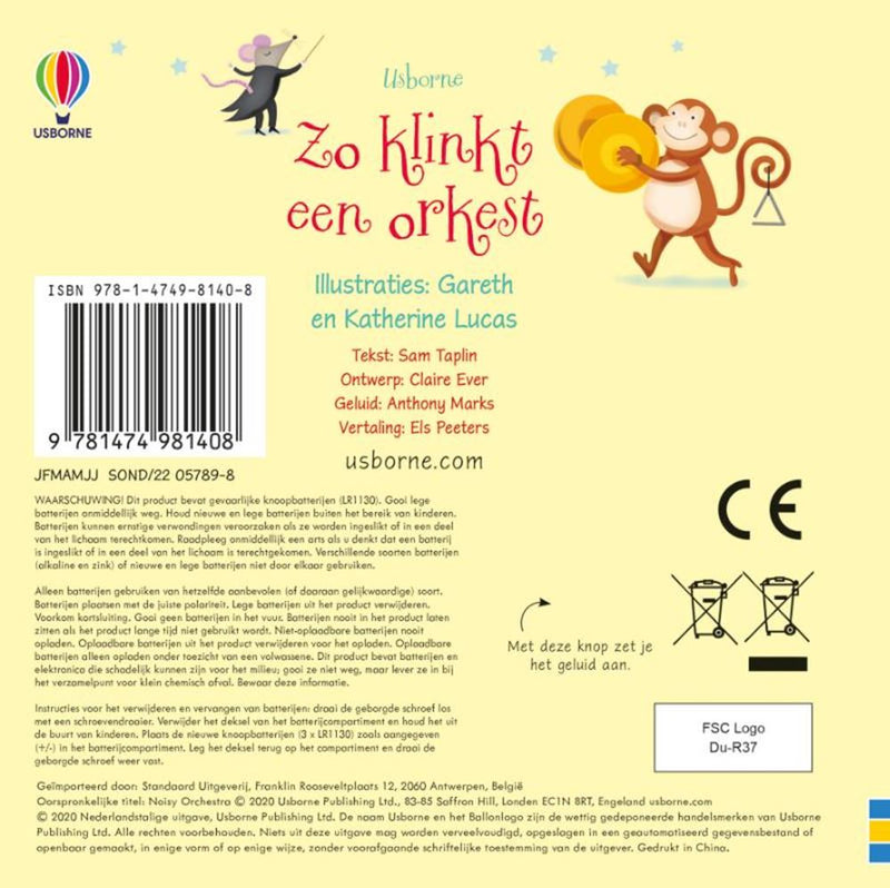 Load image into Gallery viewer, Geluidenboek: zo klinkt een orkest. 1+
