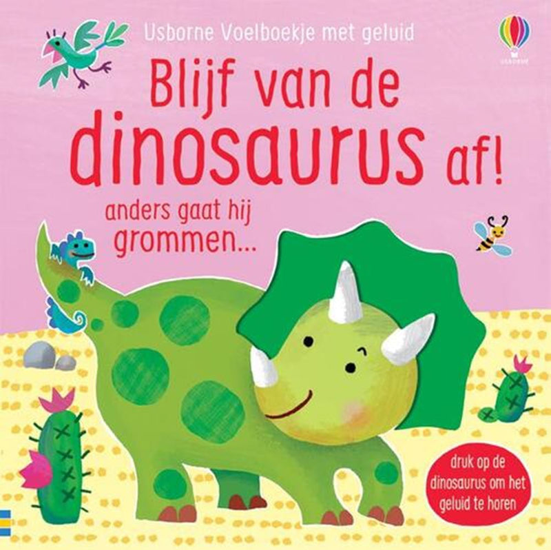 Load image into Gallery viewer, Geluidenboek: blijf van de dinosaurus af
