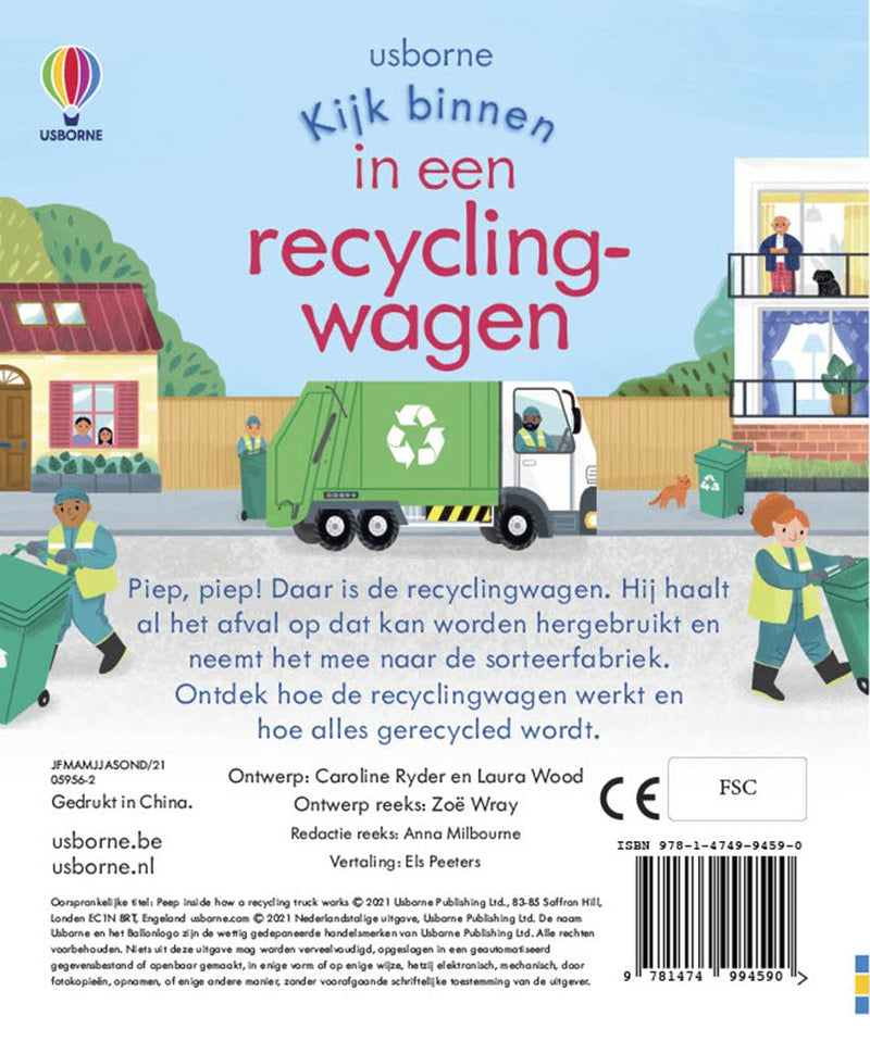 Load image into Gallery viewer, Kijk binnen in een recyclingwagen. 3+
