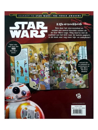 Zoek en vindboek, star wars a journe. 4+